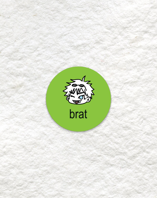 gojo brat sticker