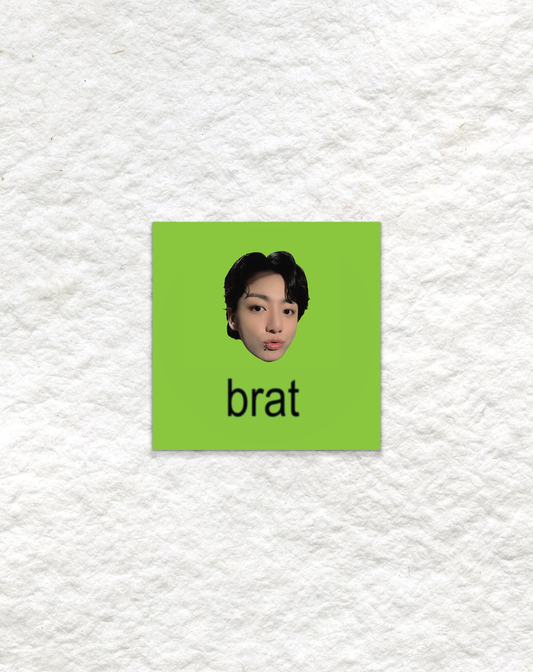 jungkook brat sticker