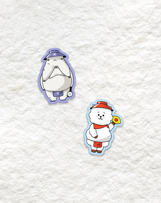 radish buddies stickers