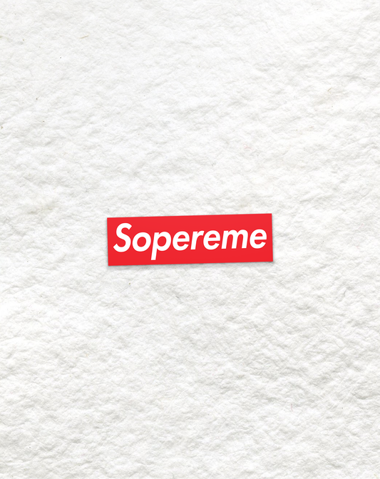 sopereme sticker